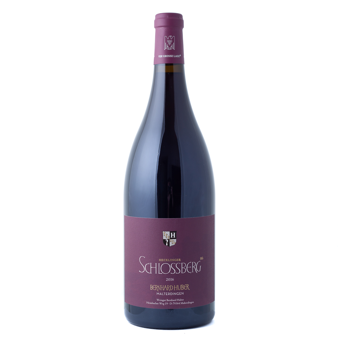 Hecklinger Schlossberg Spätburgunder R GG 2014 RARITÄT Weingut Bernhard Huber Magnum